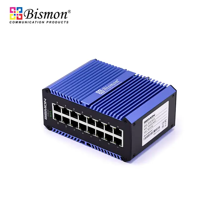 16x10/100/1000Base-T Industrial Switch Unmanaged